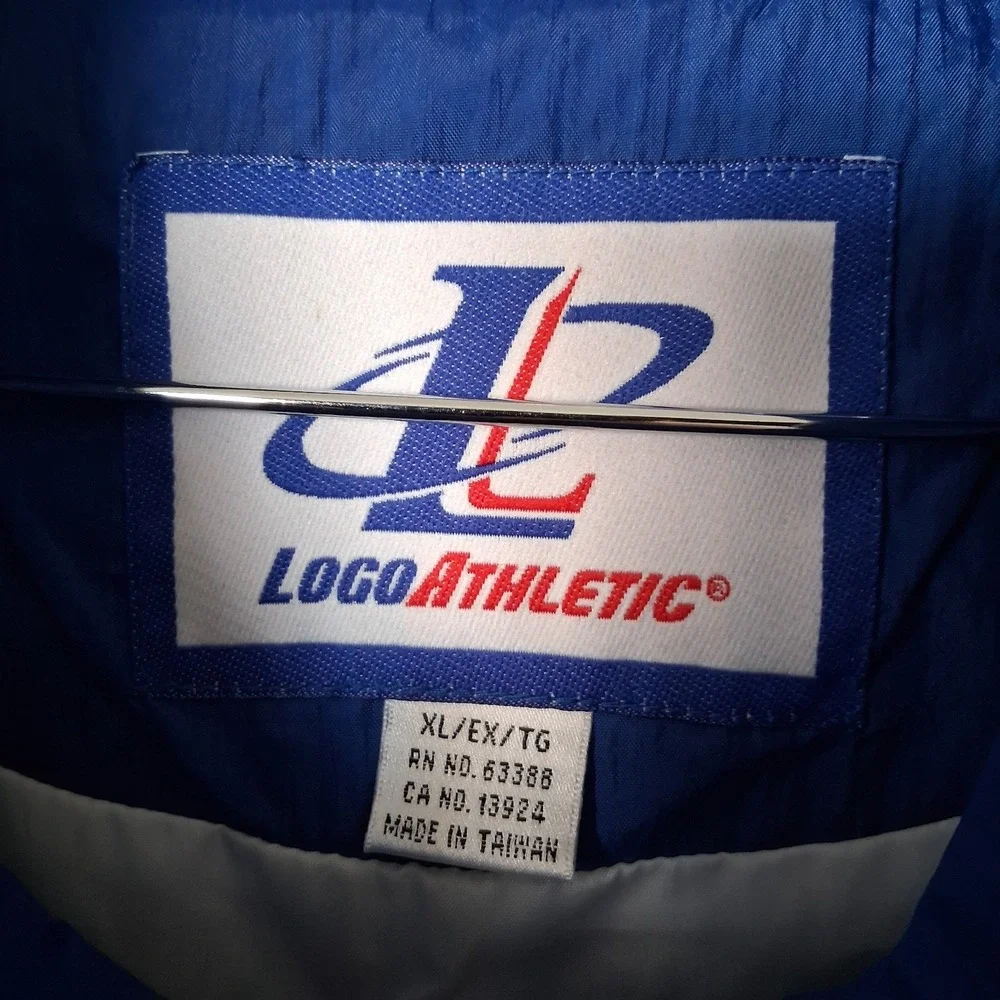 NOS Vintage 90s Indianapolis Colts Logo Athletic Full Zip Windbreaker Men's XL